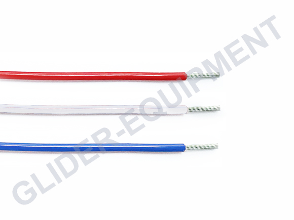 Tefzel kabel AWG20 (0.73mm²) wit [M22759/16-20-9]